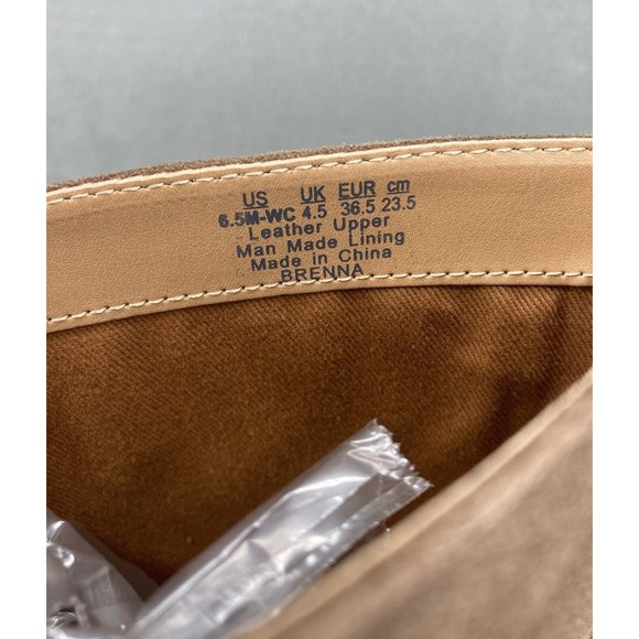 Franco Sarto Heeled Knee High Boots Women’s Size 6.5 Brown Wide Calf - Picture 8 of 10